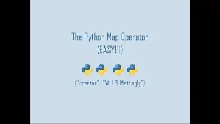 What is the Map Operator in Python