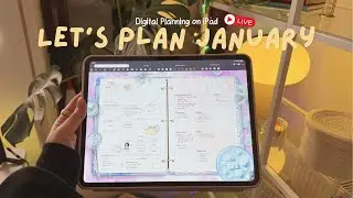 Digital Planning on iPad: Let's plan for January ✨