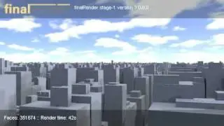 finalRender R3 - DomeLight sample