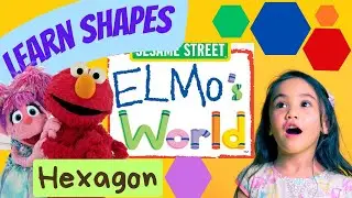Elmo's World Sesame Street PBS KIDS Gameplay | Learn Shape - Hexagon | Baby Rose TV #kidslearning