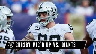 Maxx Crosby Mic'd Up vs. New York Giants | Week 9 | Las Vegas Raiders | NFL
