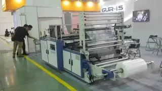 GM-900 SB Universal Bag Machine(Side+Bottom+Double Seal) at Taipeiplas 2016 in Taiwan