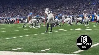 RAIDERS VS DETROIT LIONS HIGHLIGHTS; RAIDERS PREGAME WARMUPS, MARCUS PETERS, & MAXX CROSBY