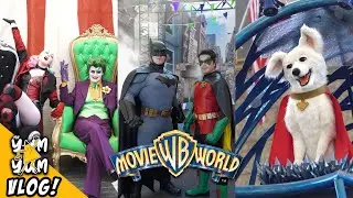 NEW DC Super Heroes & Villains Event at Warner Bros Movie World Vlog 2025!