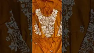 &ldquo;SUHANA&rdquo; A very beautiful heavy handwork rust orange kurta set #shorts #shopping #kurti #kurtaset