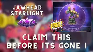 GO AND GRAB THIS JAWHEAD STARLIGHT SKIN SACRED STATUE FOR FREE | JAWHEAD CANDY BEAR | MOBILE LEGENDS
