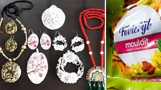 Amazing accessories Making from Fevicryl Mouldit | Jewellery Making | DIY jewelry | Mouldit ideas
