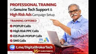 Complete Tech Support BSOD POPUP & PPC Training | iOS POPUP Explained | TG : @DigitalBrokerOnline