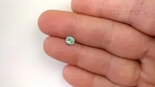Teal Parti Color Round Montana Sapphire Portuguese Cut | 1.12cts | #12-2055