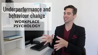 Managing underperformance and behaviour change - Ian MacRae