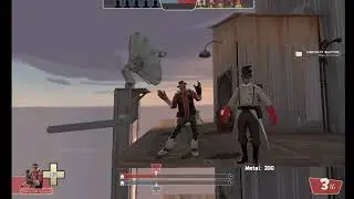 Falling in Higher tower as a sniper (TF2)