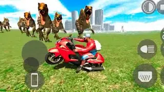 DINOSAUR ATTACK ME AND BIKE DRIVING VIDEO INDIAN BIKE DRIVING 3D GAME #indianbikesdrivinggame 