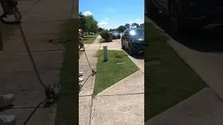 Weed eating and Edging