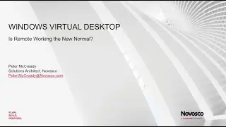 Microsoft Azure and Windows Virtual Desktop Webinar