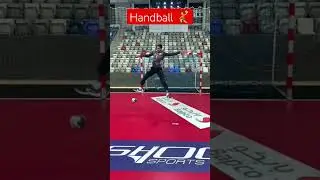 flying save by goalkeeper in handball #sports #handball