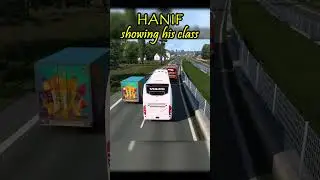 Hanif Volvo vs Royal Coach  #ets2 #probdmap #eurotrucksimulator2 #overtake #bussid #bussimulator