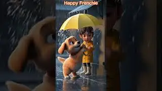 Buddy and the Umbrella ☔💛 &mdash; A Heartwarming Act of Kindness #cartoon #funny