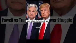 Powell vs Trump: The Fed Power Struggle #trump #jeromepowell  #fed #chair #replacement #economy #fyp