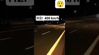 h2r 400 kmp top speed Kawasaki Ninja h2r 🔥 #h2r #kawasakininjah2r