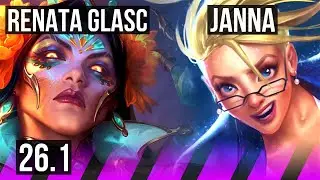 RENATA GLASC & Aphelios vs JANNA & Sivir (SUP) | EUW Challenger | 26.1