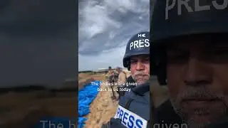 Over 100 people were buried in a mass grave in Gaza
