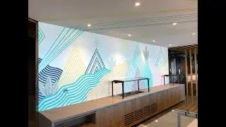 Completed Mural for Google Office in Austin, Texas | Austin Muralist | Adrian Landon Brooks