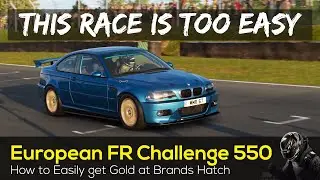 Gran Turismo 7 - How To Get Gold in the European FR Challenge 550 race at Brands Hatch.