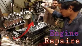 Fully Destroyed Engine' Rebuilding in Pakistan Mechanic Repairing