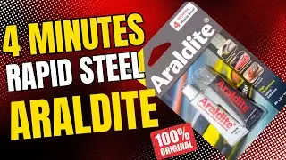 4 Minutes Rapid Steel Araldite Epoxy Adhesive Glue Review and Usage Guide for Plastic Rubber Ceramic