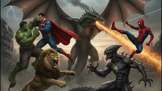 Hulk & Superman vs Galactus Galactus vs Hulk & Superman Hulk and Superman Unite GalactusAttacksEarth