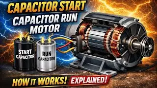 To Connect and Run of  Capacitor Start Capacitor Run Motor and Measure Voltage and Current. #iti