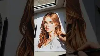 Let's draw a beautiful 3D drawing on an A4 sheet of paper.✏️
