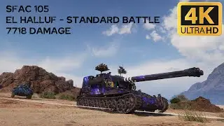 SFAC 105 7,7k damage 3 frags on El Halluf - World of Tanks
