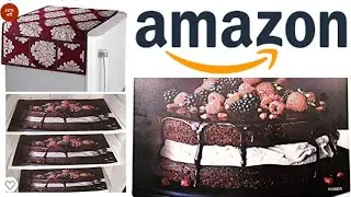 Amazon best and super Effortable Deal Fridge cover || mate and handle cover
