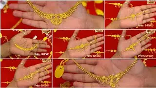 Gold Choker Necklace With Weight And Price| Gold Choker Necklace Light Weight ||