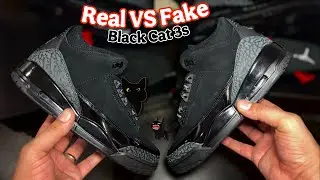 Как проверить подлинность Jordan 3 Black Cat 🐈&zwj;⬛ Настоящие против поддельных (2025)