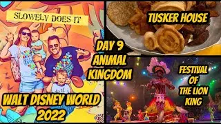 Walt Disney World Day 9 | ANIMAL KINGDOM | TUSKER HOUSE | LION KING | SAFARI | August 22
