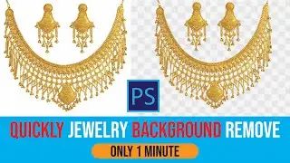 Quickly Jewelry Background Remove | How to background remove/change of Jewelry | white background |