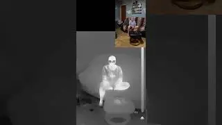 100% Proof of the Paranormal - Thermal Camera Captures Entity!! #shadow #peek #evil #ghost #haunted
