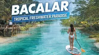 Drone 4k | Bacalar Lagoon | The Maldives of Mexico | Relaxation Music