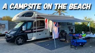 The Drive to Valencia - A Campsite on the Beach