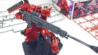 [Stop Motion Build] HG Char's Zaku II Origin Ver. (HG シャア専用ザク オリジン Ver. 組み立て コマ撮り)