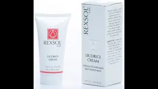REXSOL  LICORICE CREAM ADVANCED NATURAL SKIN WHITENING