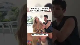 Ryan Garcia is doing ANYTHING to get back with his Ex wife 😭👀 #n3on #shorts