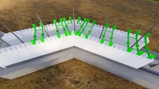 Insulated Concrete Forms Installation - Angled Corners 07