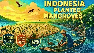 Indonesia Planted Mangrove Forests on 600,000 Hectares, The Results Are Breathtaking