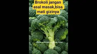 cara masak brokoli untuk kesehatan,# salah masak mati gizinya pelan