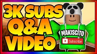 Q&A Announcement (3k Subscribers Special) | Makiscito