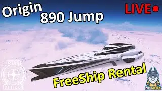 IAE 2951 Expo | Rented the Origin 890 Jump Mega Yacht | Star Citizen Livestream