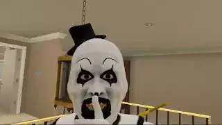 Art the Clown from Terrifier 3 in VR. Meta Quest 3 - Bonelab